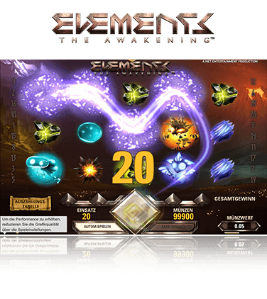 NetEnt Elements Spiel