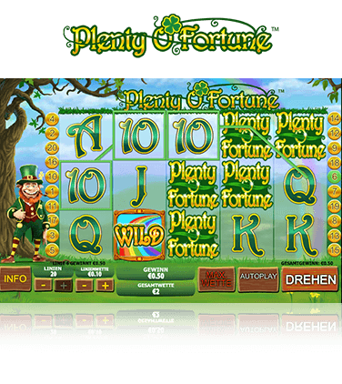 Plenty o′Fortune Spiel