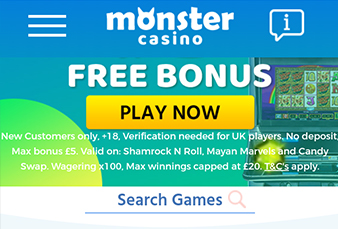 Monster Casino Mobile